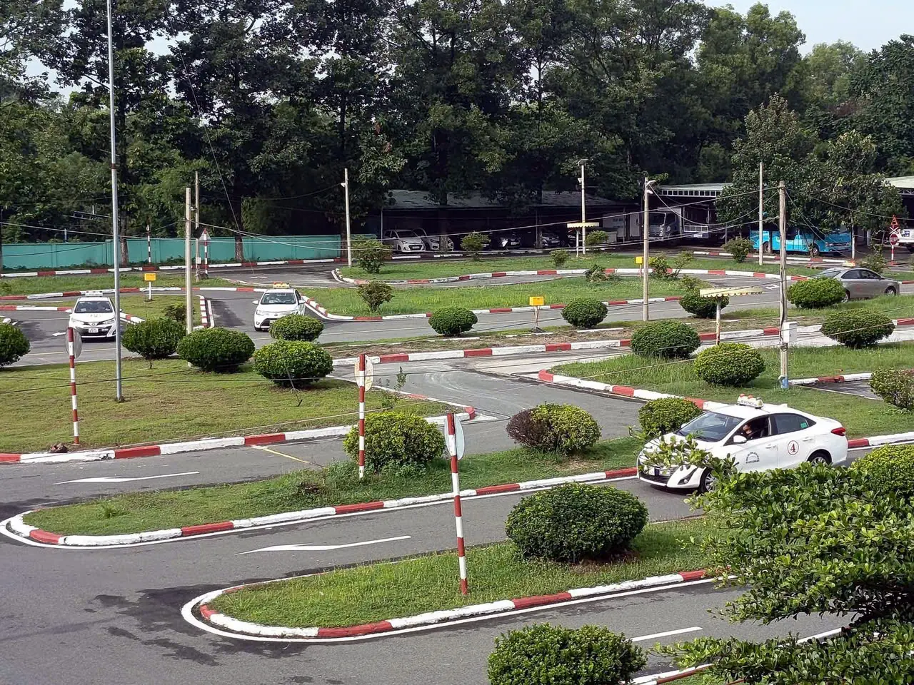 Toàn cảnh sân sa hình của Dạy Lái Xe An Cư