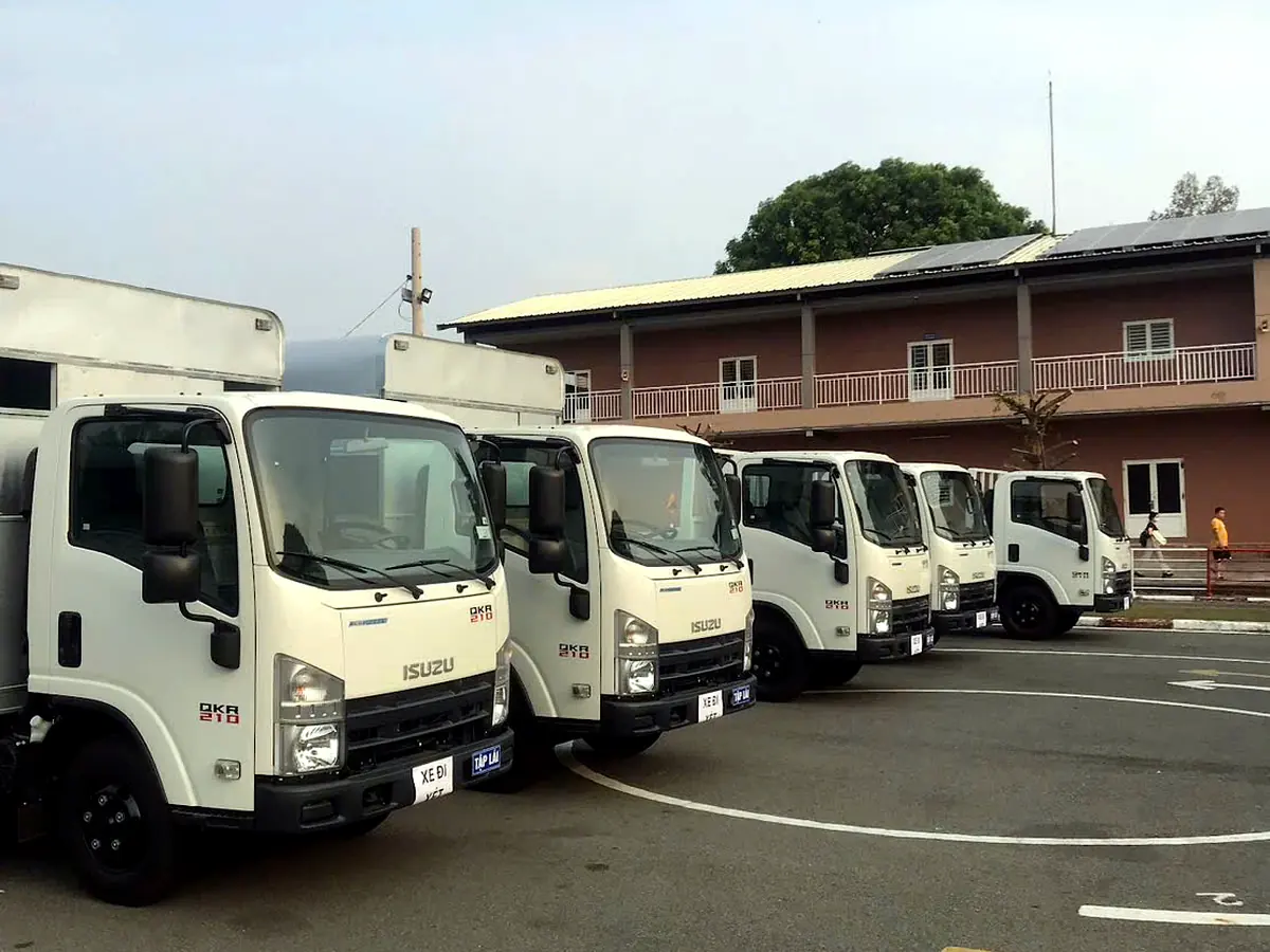 Dàn xe tải tập lái hạng C1